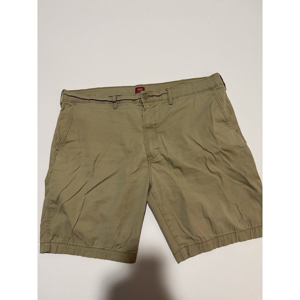 Levi's XX Men Unknown Size Chino Shorts Khaki Flat Front Casual Stretch